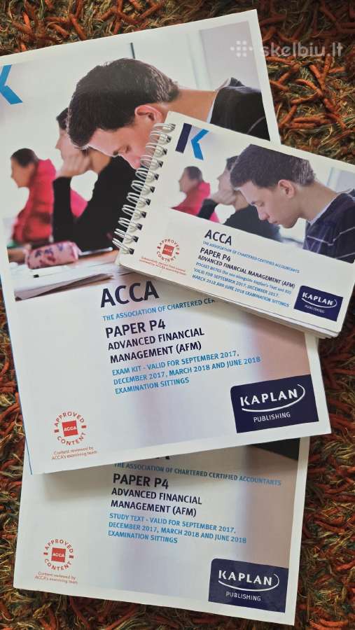 Acca Kaplan vadovėliai - nuotraukos Nr. 5