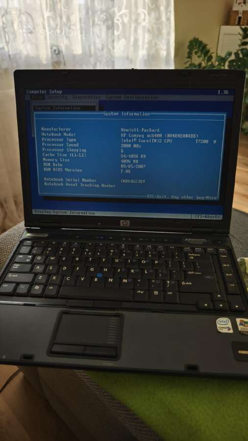 Hp compaq nc6400 2ghz 4gb/RAM