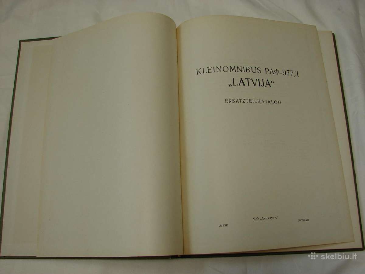 Raf-977d katalogas vokiečiu kalba - nuotraukos Nr. 2