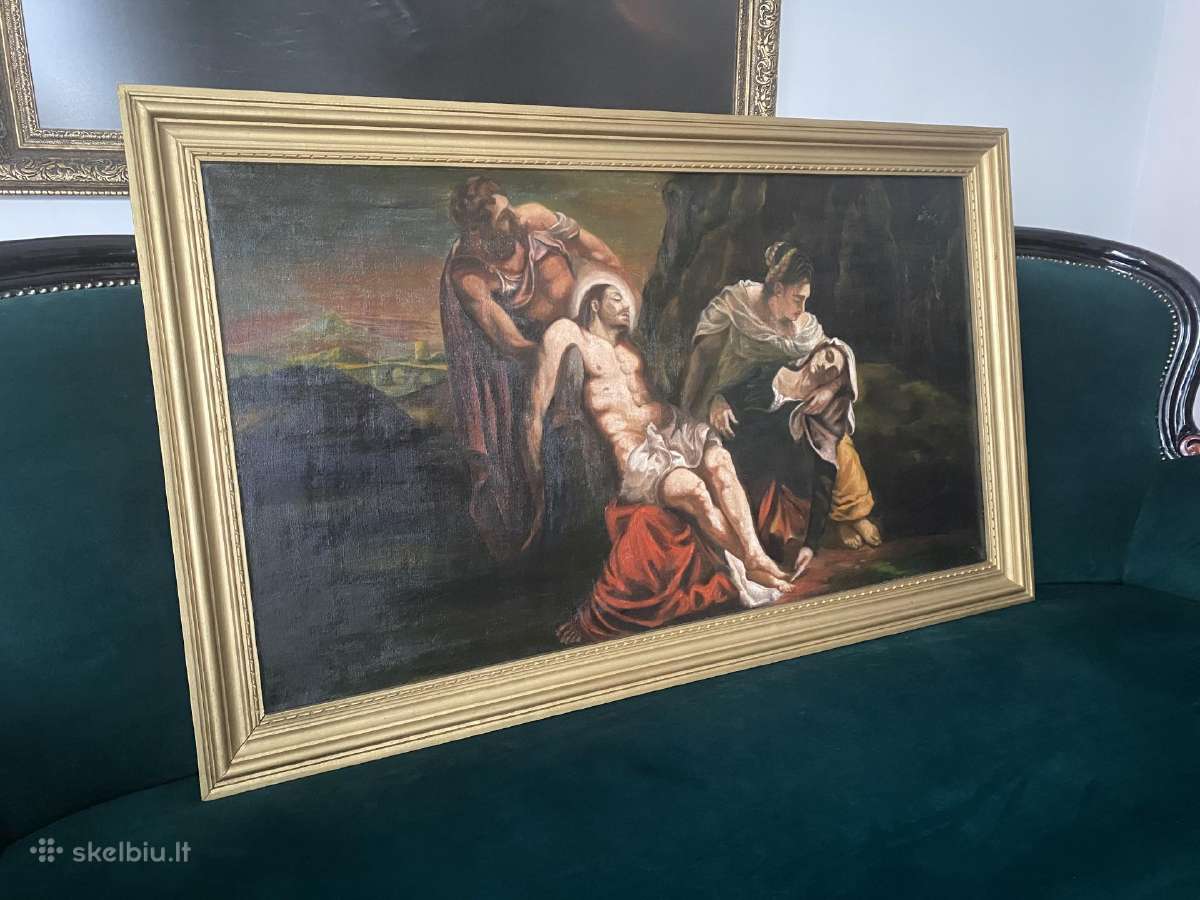 Didžiulis paveikslas Jėzaus nuėmimas nuo kryžiaus - nuotraukos Nr. 5