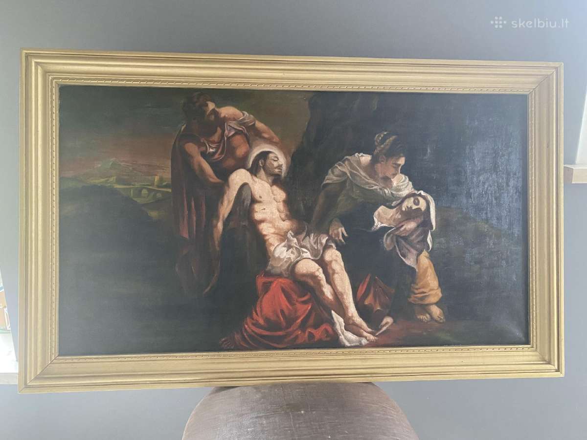 Didžiulis paveikslas Jėzaus nuėmimas nuo kryžiaus - nuotraukos Nr. 4