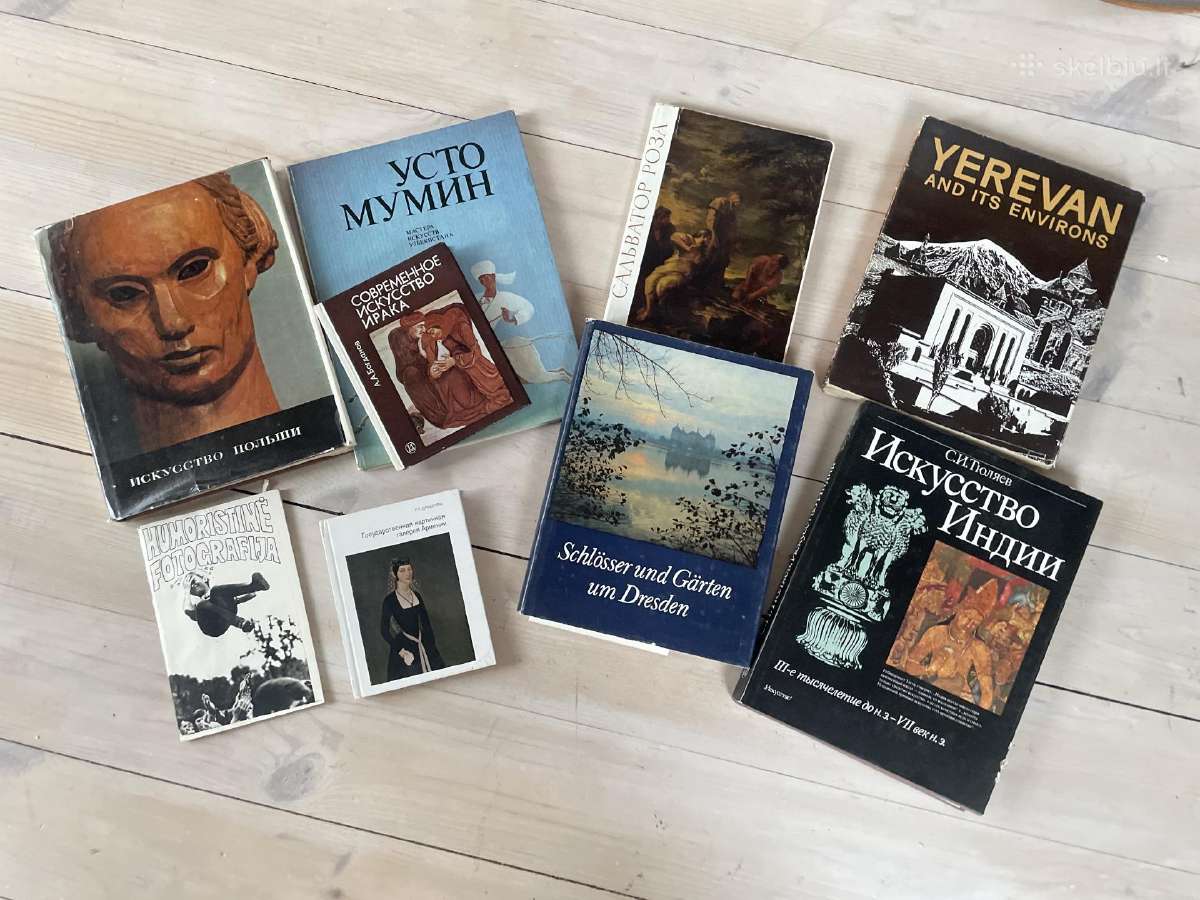 9 knygos apie meną ir kt.