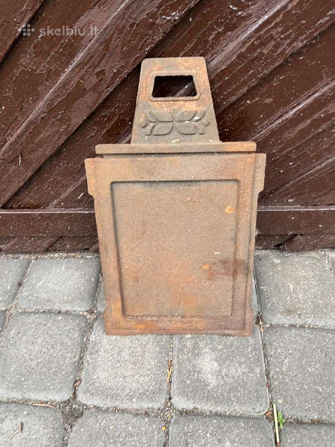 Naujos špižinės (ketaus) kamino sklendės (juškos)