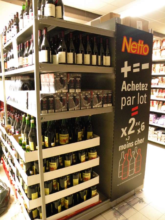 Prekybinės lentynos, stelažai, kasos stalai - nuotraukos Nr. 12