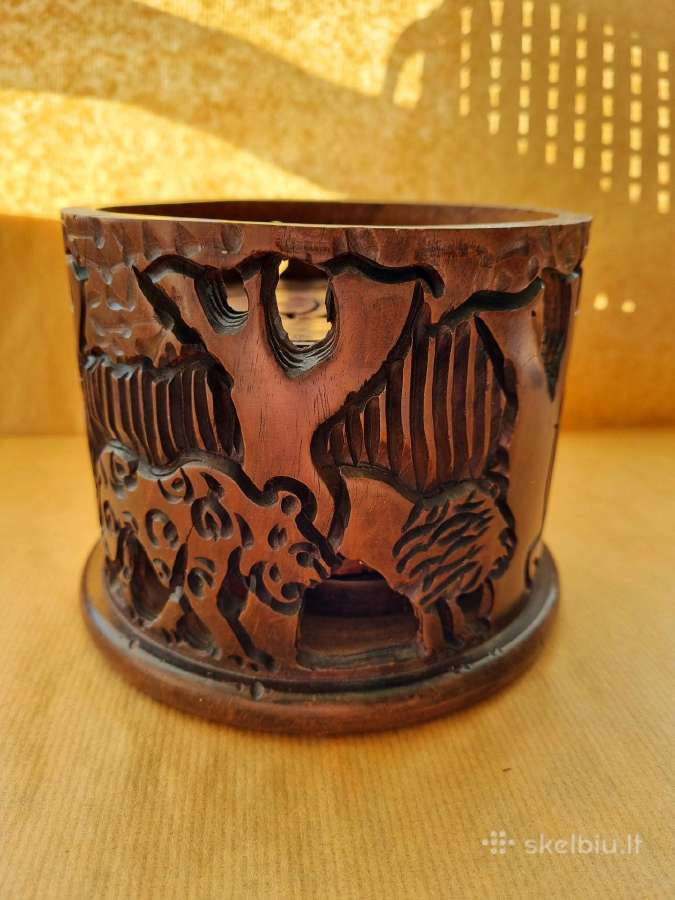 Rankų darbo medinių padėkliukų rinkinis - nuotraukos Nr. 2
