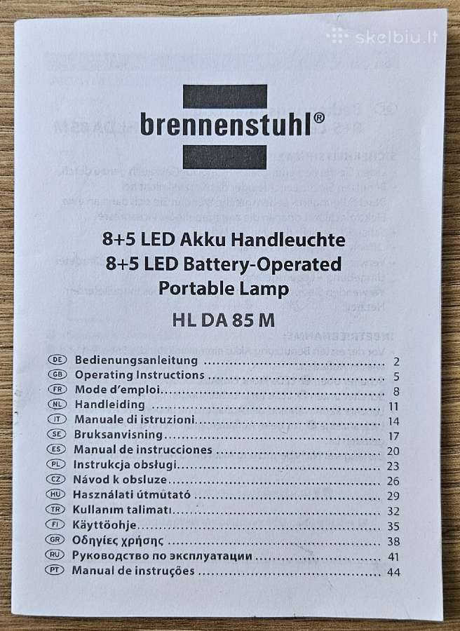 Prožektorius Brennenstuhl Hl Da 85 M pakraunamas - nuotraukos Nr. 5