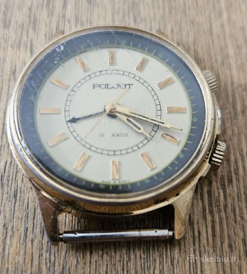 Laikrodis mechaninis vintažinis Poljot 18 Jewels - nuotraukos Nr. 3