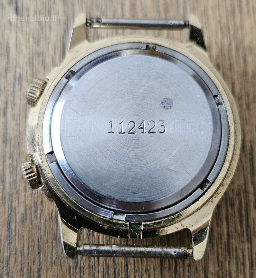 Laikrodis mechaninis vintažinis Poljot 18 Jewels - nuotraukos Nr. 4