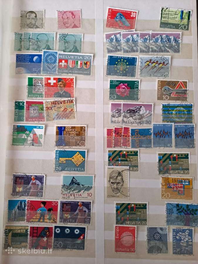 Albumai su pašto ženklais Kaina 15eur.