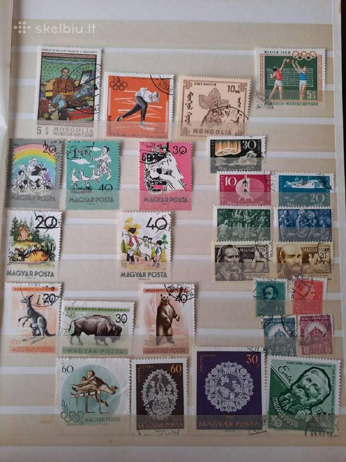Albumai su pašto ženklaiskaina 15eur. - nuotraukos Nr. 2