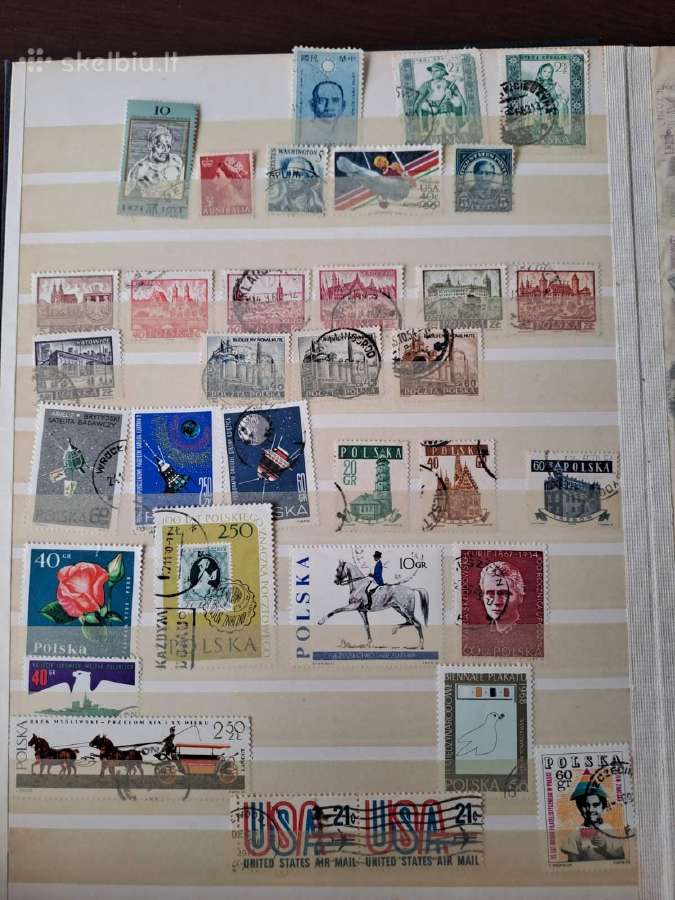 Albumai su pašto ženklaiskaina 15eur. - nuotraukos Nr. 7