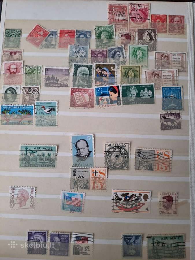 Albumai su pašto ženklaiskaina 15eur. - nuotraukos Nr. 10