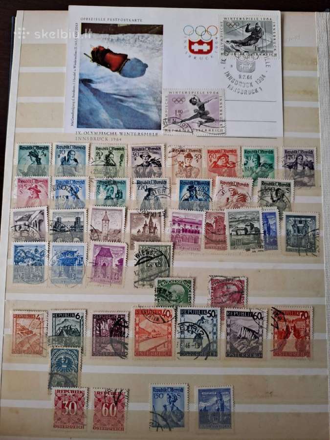 Albumai su pašto ženklaiskaina 15eur. - nuotraukos Nr. 12