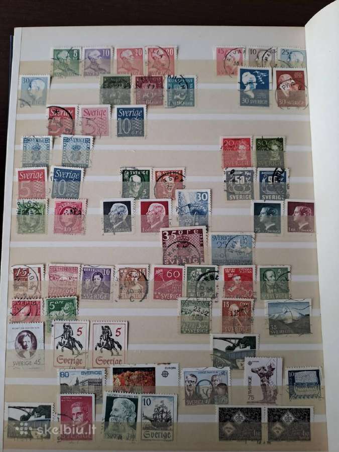 Albumai su pašto ženklaiskaina 15eur. - nuotraukos Nr. 14