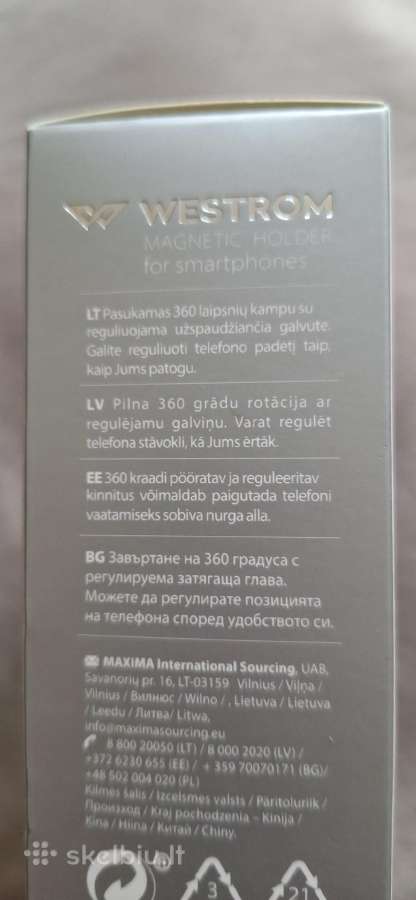 Magnetinis automobilinis telefono laikiklis - nuotraukos Nr. 10