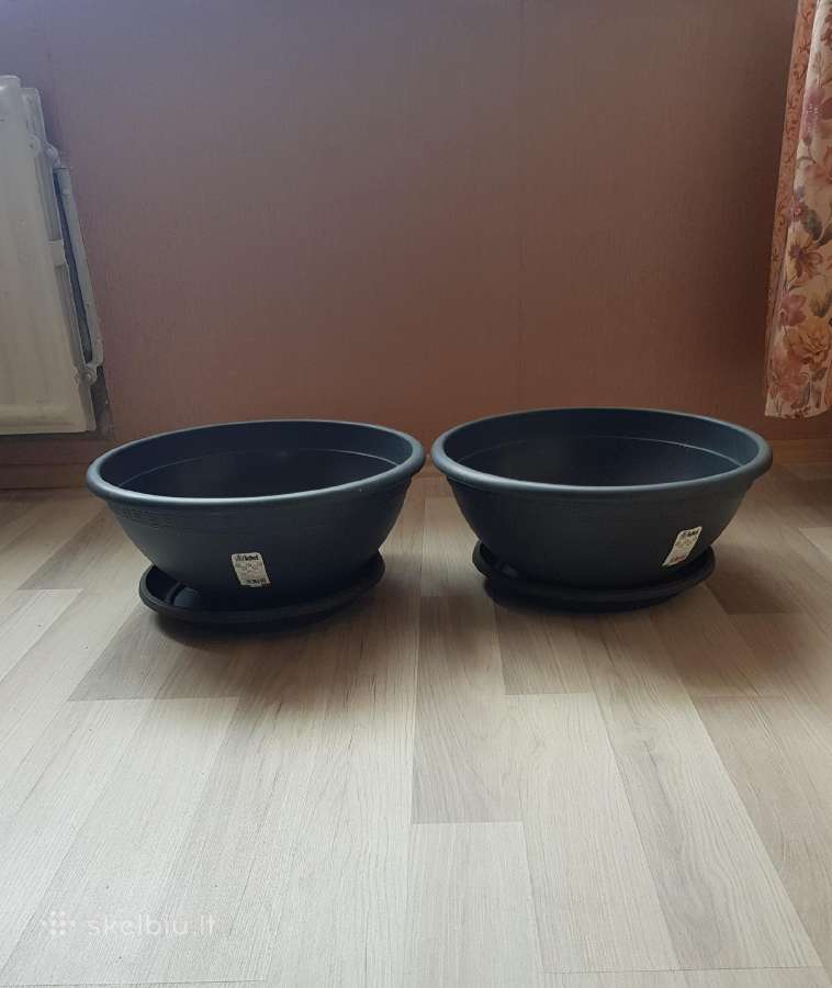 Vazonas Plasticotto, plastikinis, 2vnt. d43cm - nuotraukos Nr. 3