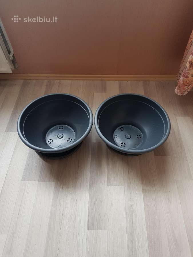 Vazonas Plasticotto, plastikinis, 2vnt. d43cm - nuotraukos Nr. 4