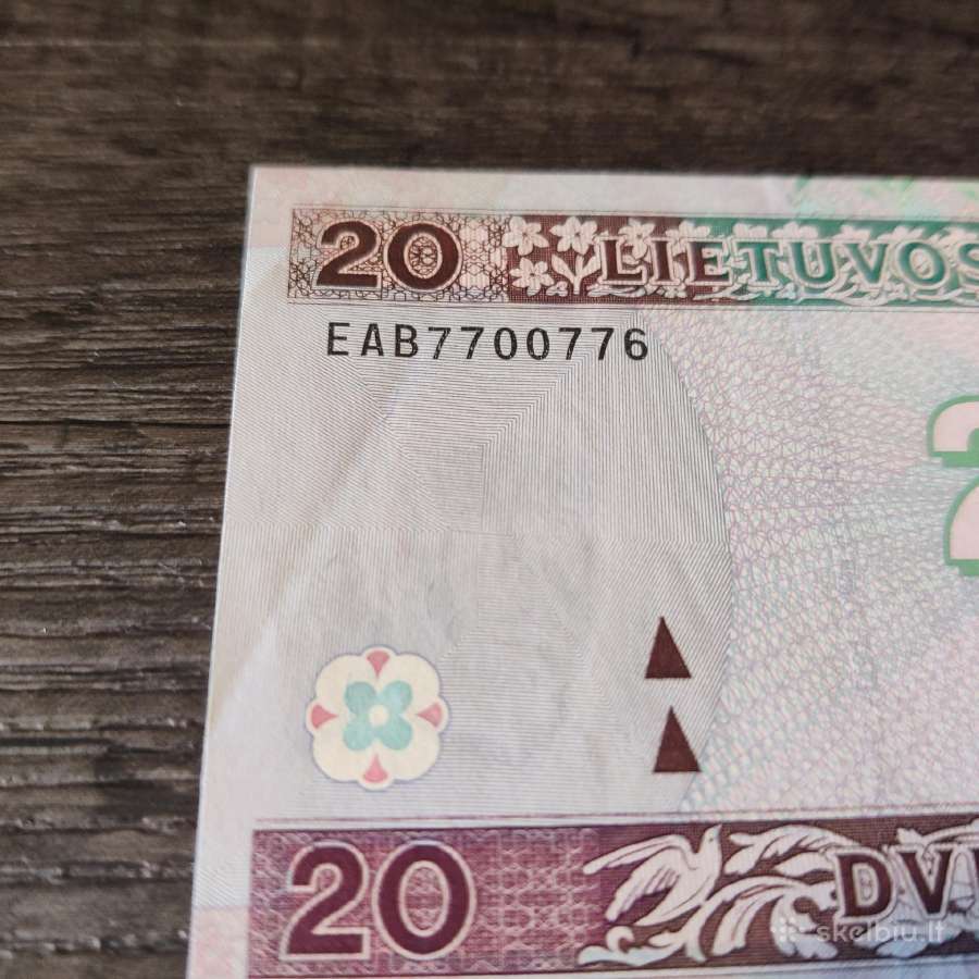 20 litu 1997 - Lietuva - aunc - nuotraukos Nr. 2