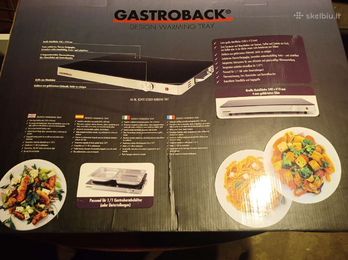 Gastroback šildantis padėklas maistui - nuotraukos Nr. 2