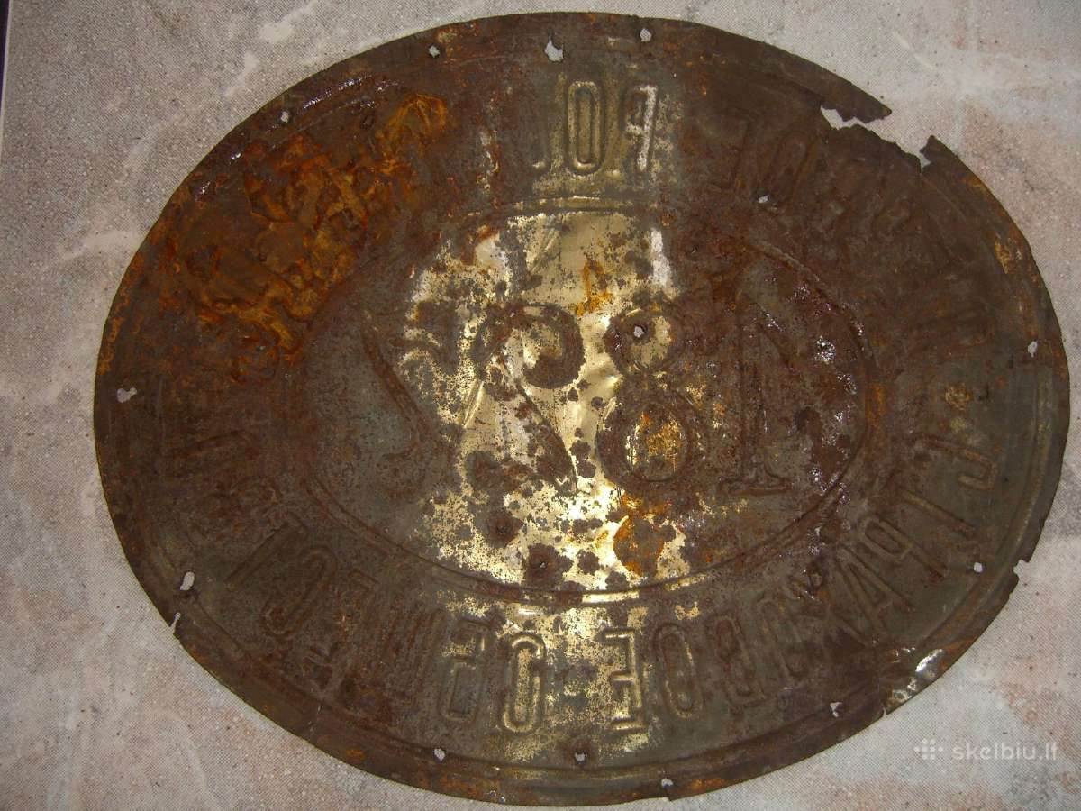 Sena Carines rusijos 1827 draudimo lentele - nuotraukos Nr. 2