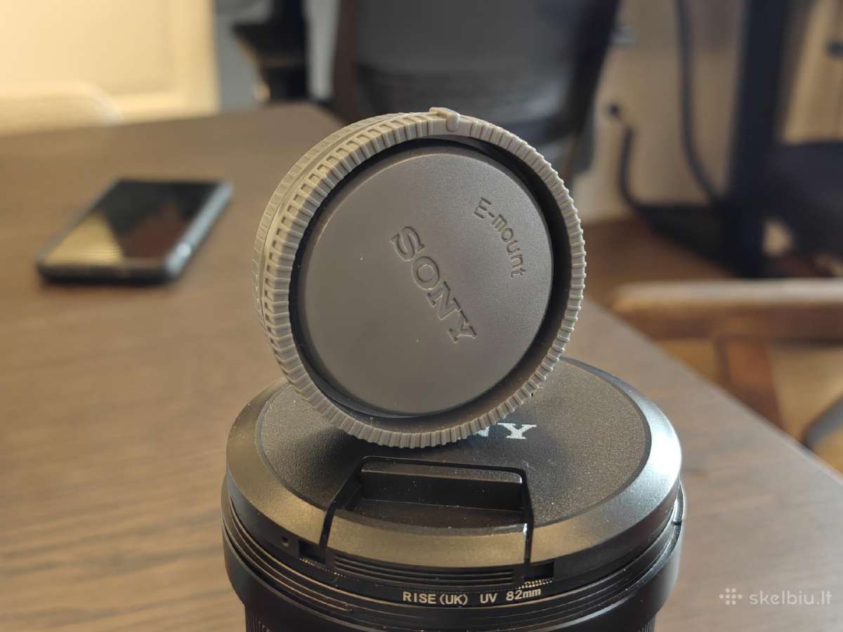 Sony E mount objektyvo ir body dangtelių komplekta