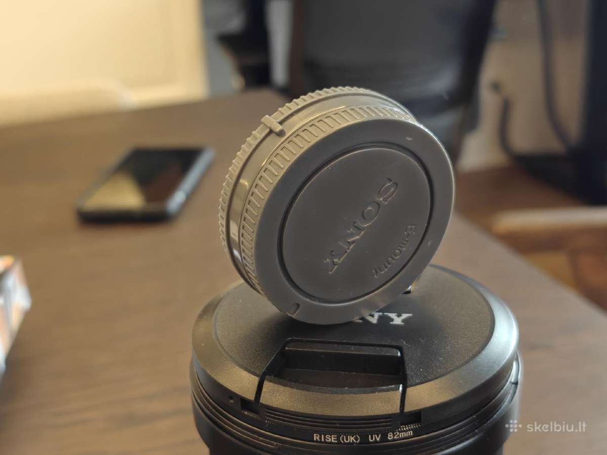 Sony E mount objektyvo ir body dangtelių komplekta - nuotraukos Nr. 2