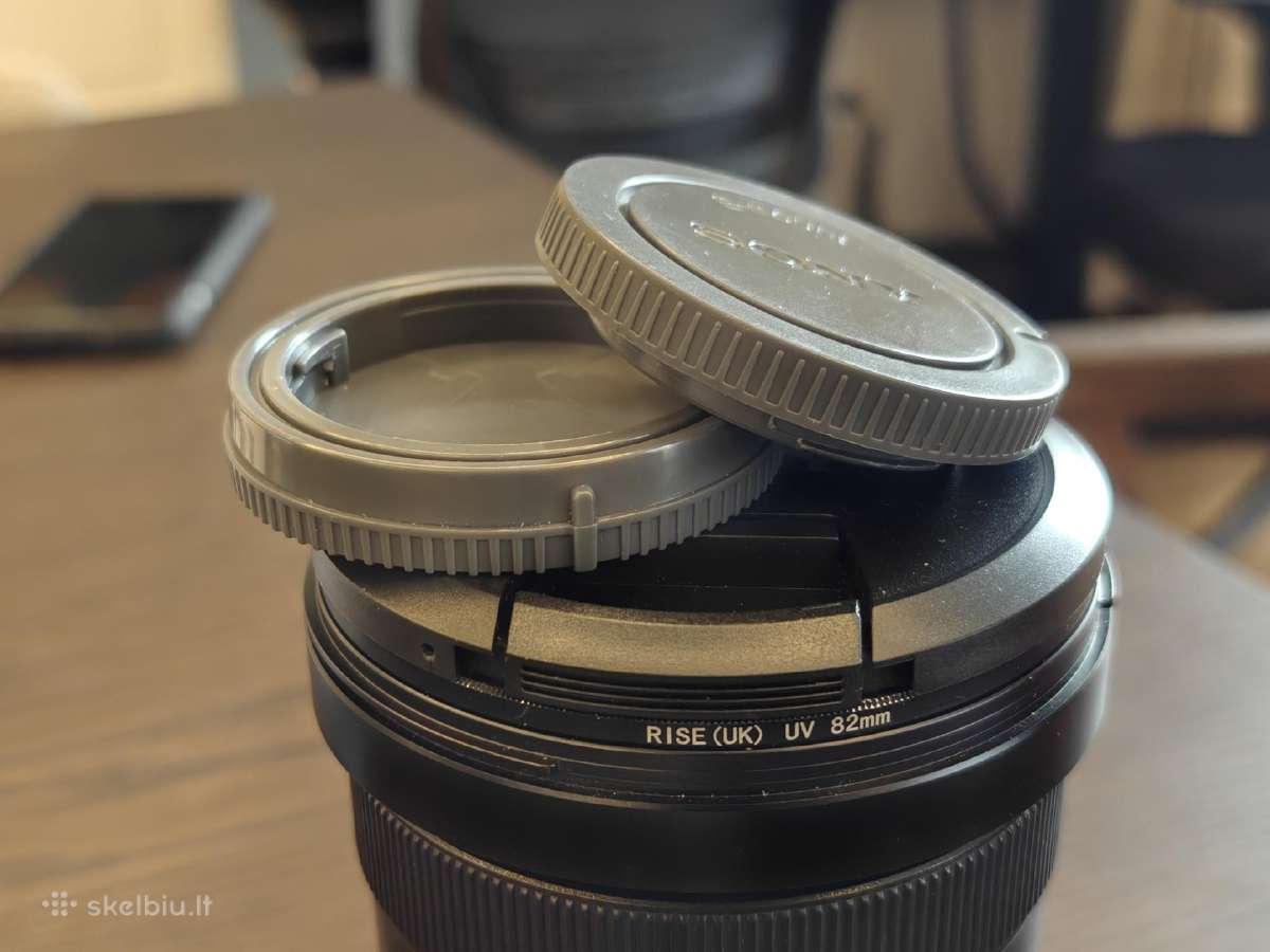 Sony E mount objektyvo ir body dangtelių komplekta - nuotraukos Nr. 3
