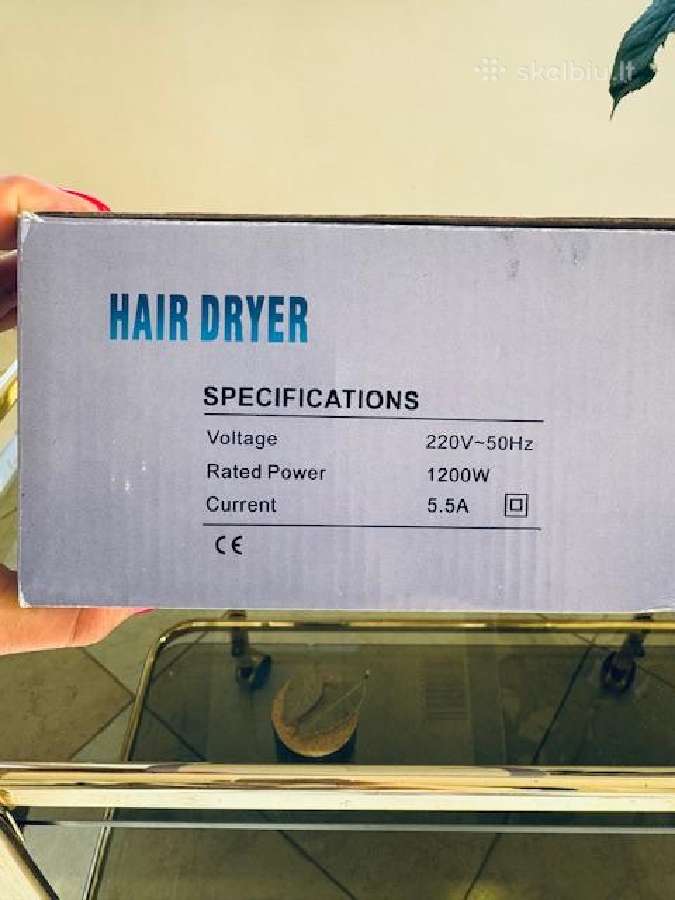 Sieninis plaukų džiovintuvas Rcy120-18a 1200w - nuotraukos Nr. 5