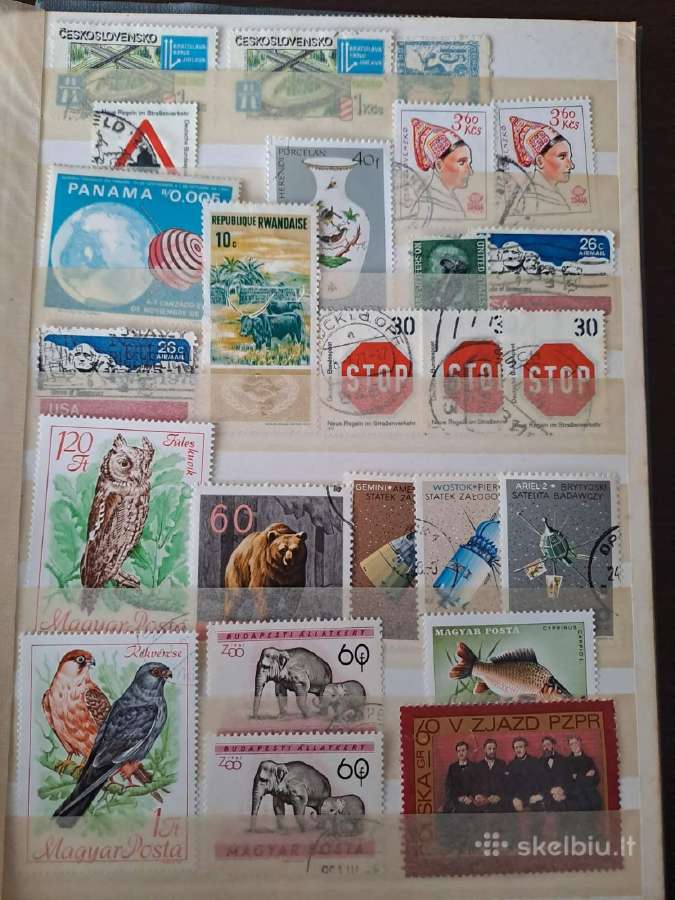Albumai su pašto ženklaiskaina -12eur. - nuotraukos Nr. 2