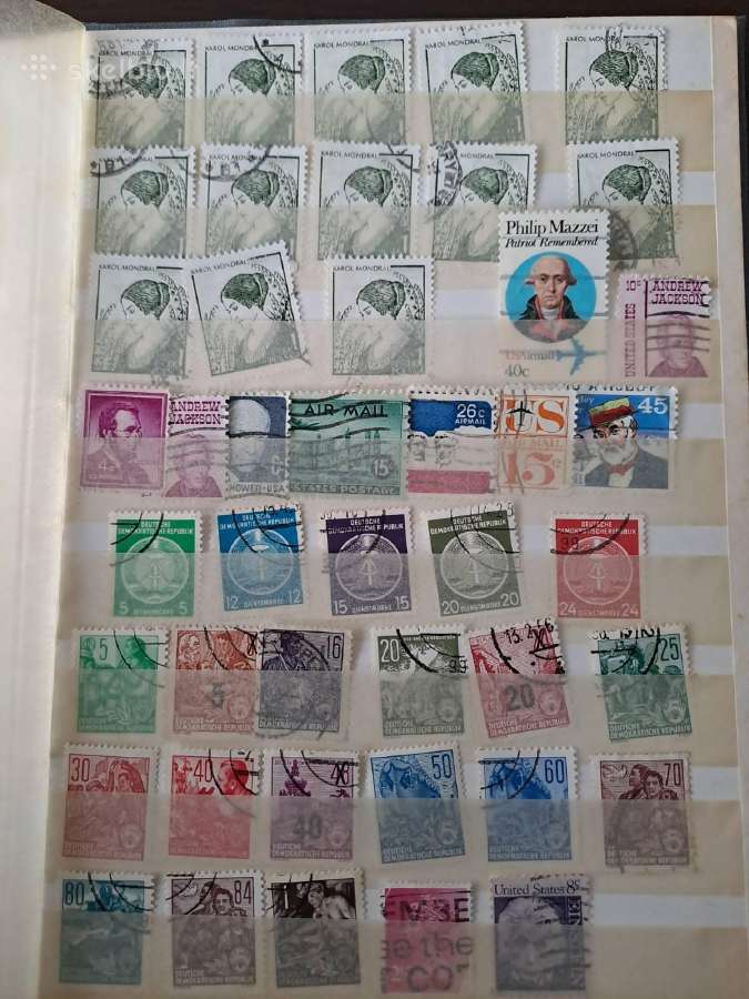 Albumai su pašto ženklaiskaina -12eur. - nuotraukos Nr. 4