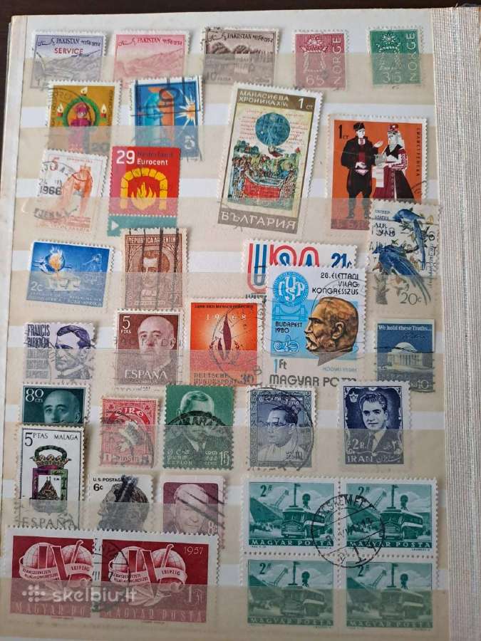 Albumai su pašto ženklaiskaina -12eur. - nuotraukos Nr. 7