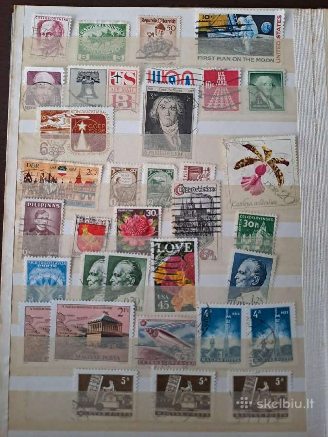 Albumai su pašto ženklaiskaina -12eur. - nuotraukos Nr. 9