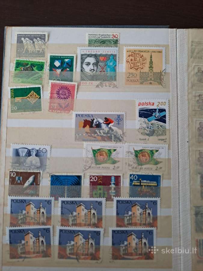 Albumai su pašto ženklaiskaina -12eur. - nuotraukos Nr. 13