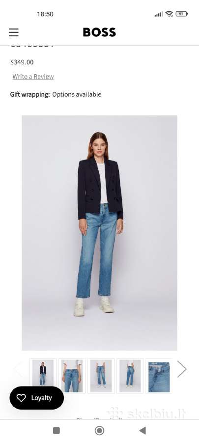 Boss Debbie jeans 31 size regular fit straight leg