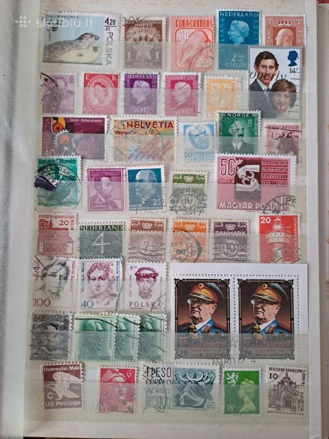 Albumai su pašto ženklaiskaina 12eur. - nuotraukos Nr. 2