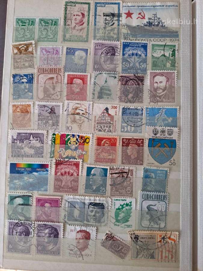 Albumai su pašto ženklaiskaina 12eur. - nuotraukos Nr. 3