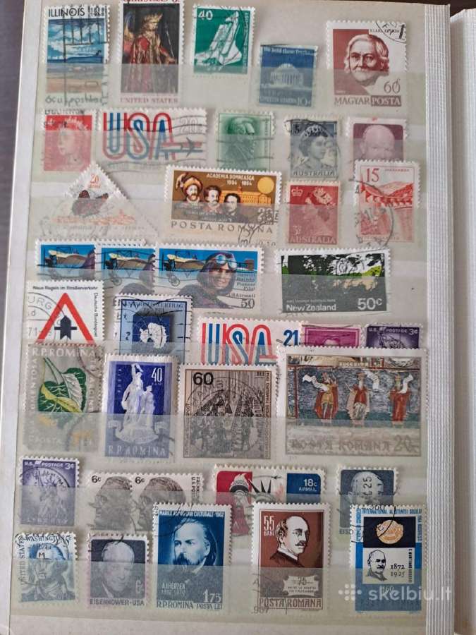 Albumai su pašto ženklaiskaina 12eur. - nuotraukos Nr. 5