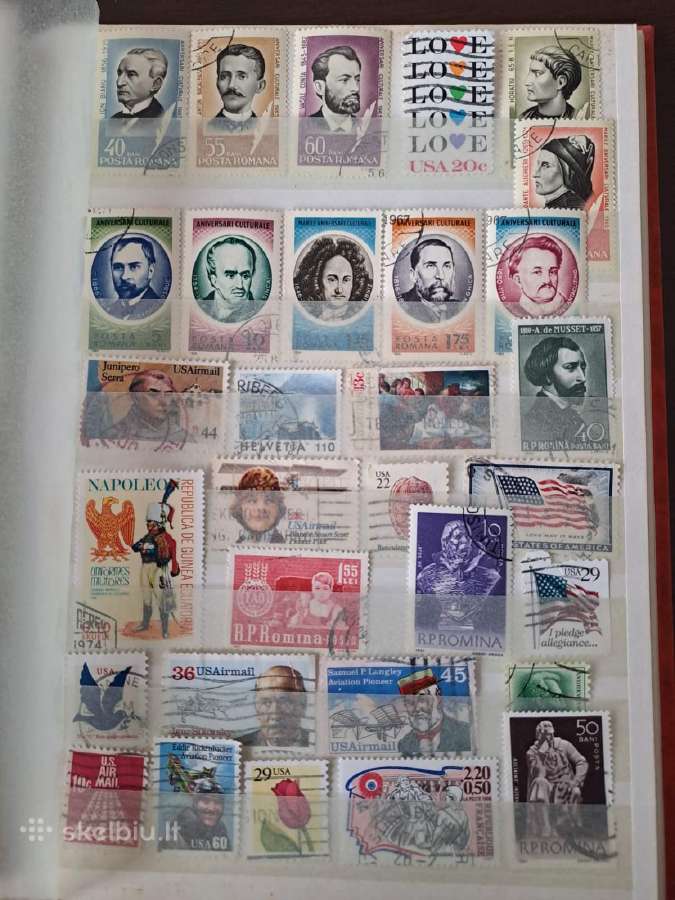 Albumai su pašto ženklaiskaina 12eur. - nuotraukos Nr. 6