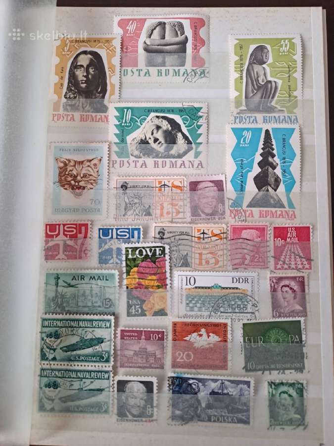 Albumai su pašto ženklaiskaina 12eur. - nuotraukos Nr. 10