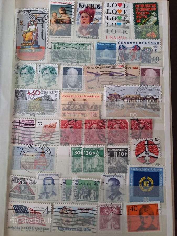 Albumai su pašto ženklaiskaina 12eur. - nuotraukos Nr. 12