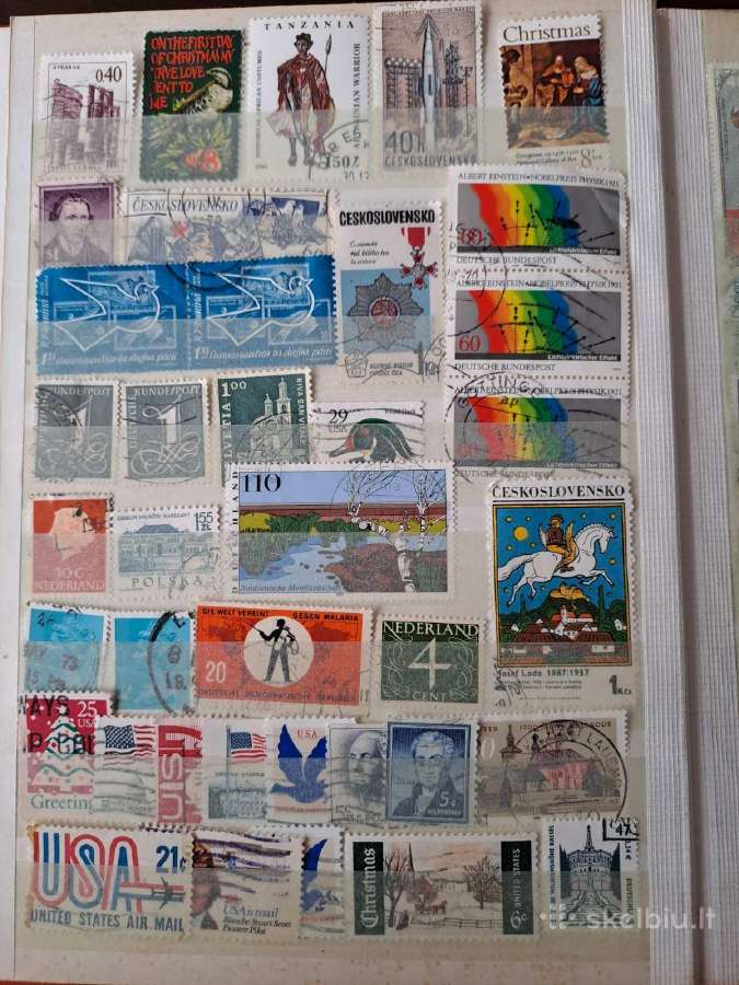 Albumai su pašto ženklaiskaina 12eur. - nuotraukos Nr. 13