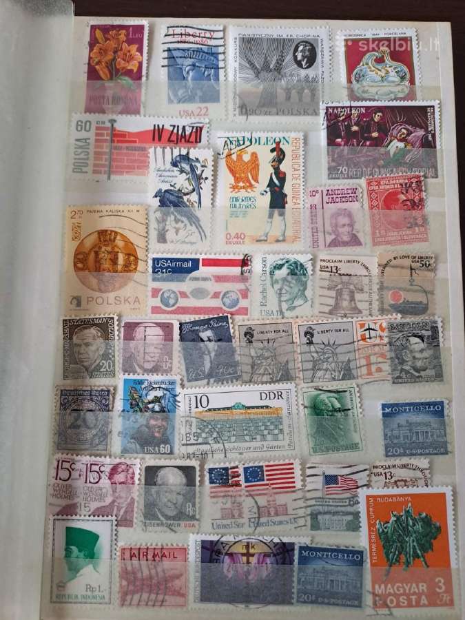 Albumai su pašto ženklaiskaina 12eur. - nuotraukos Nr. 14
