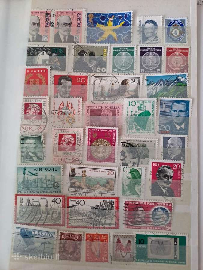Albumai su pašto ženklaiskaina 12eur. - nuotraukos Nr. 16