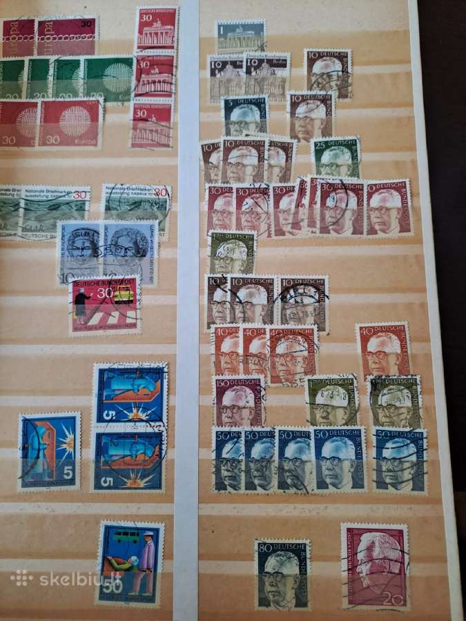 Albumai su pašto ženklaiskaina 12eur. - nuotraukos Nr. 4