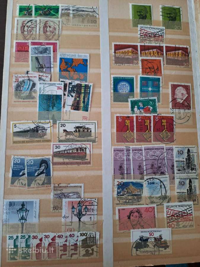 Albumai su pašto ženklaiskaina 12eur. - nuotraukos Nr. 5