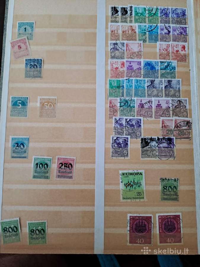Albumai su pašto ženklaiskaina 12eur. - nuotraukos Nr. 7