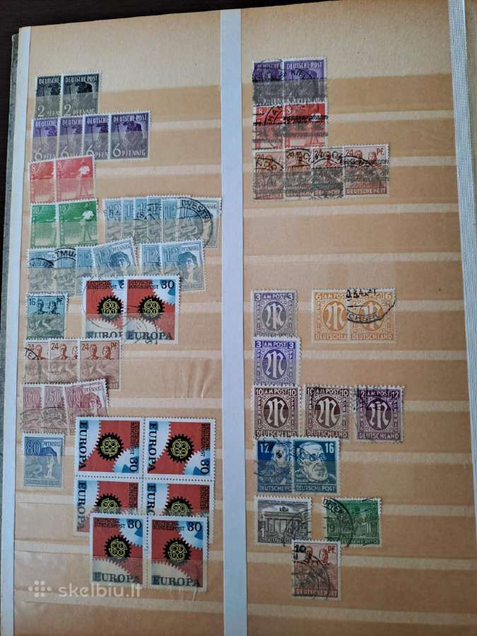 Albumai su pašto ženklaiskaina 12eur. - nuotraukos Nr. 10