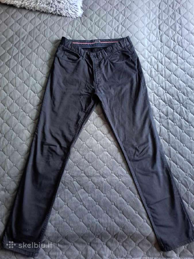 Vyriškos tamsiai mėlynos H&m kelnės