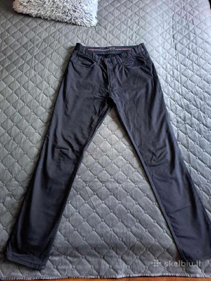 Vyriškos tamsiai mėlynos H&m kelnės - nuotraukos Nr. 7