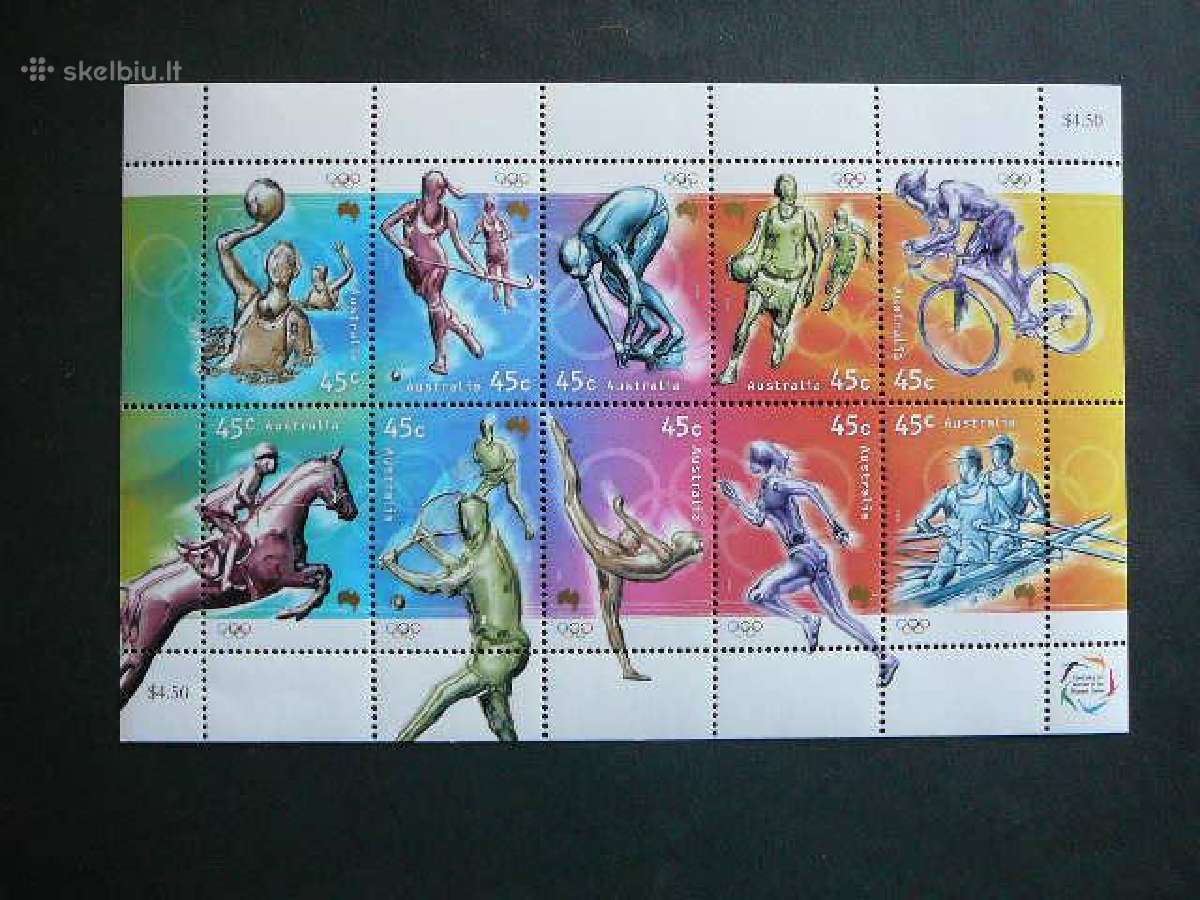 Olimpines vasaros Australija 2000 Mnh ast291
